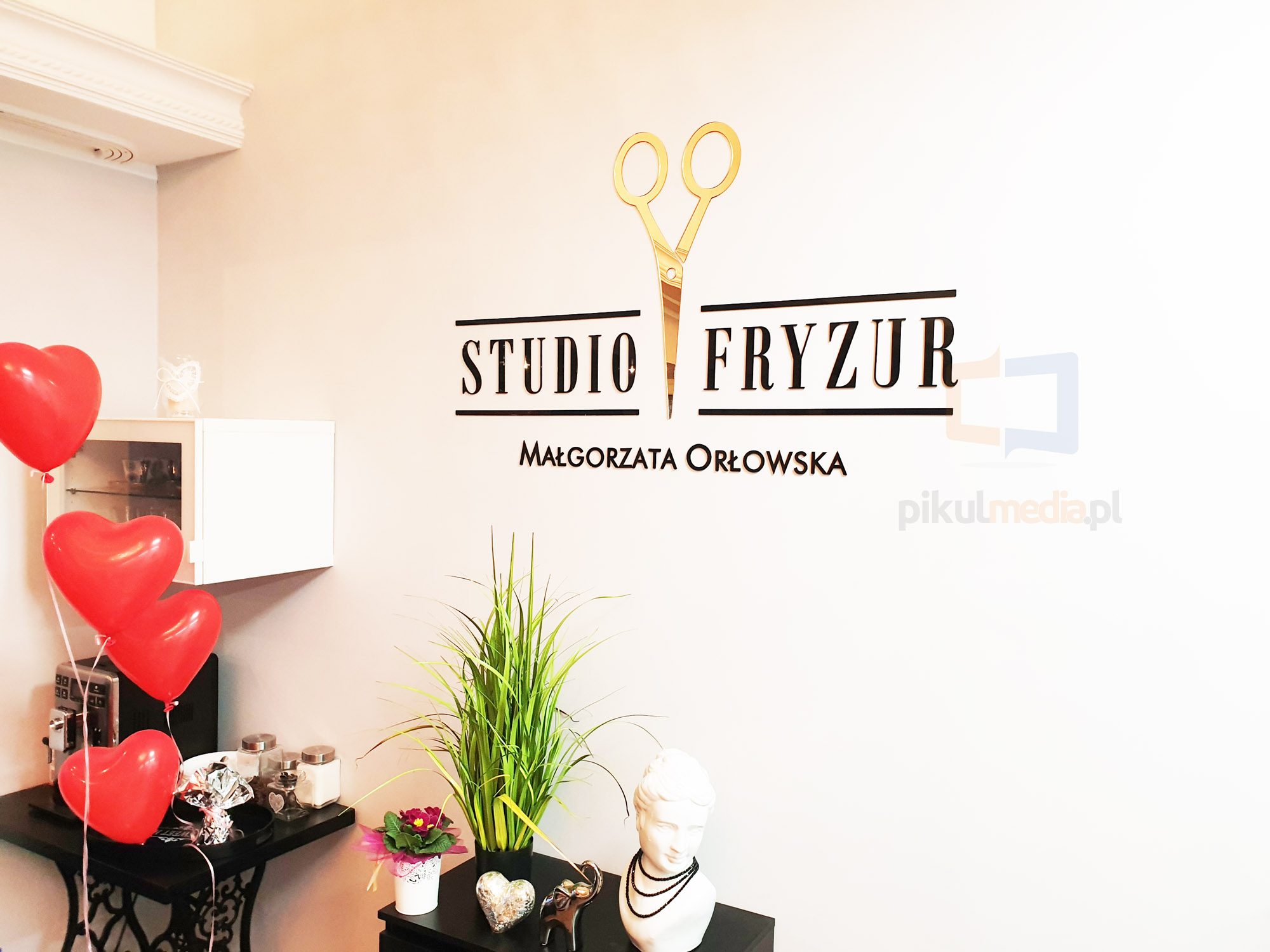 logo 3d studio fryzur