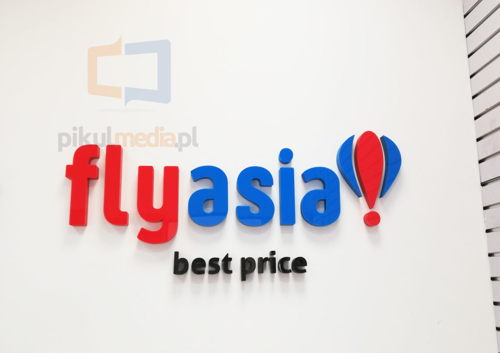 Fly Asia logo na ścianę Warszawa