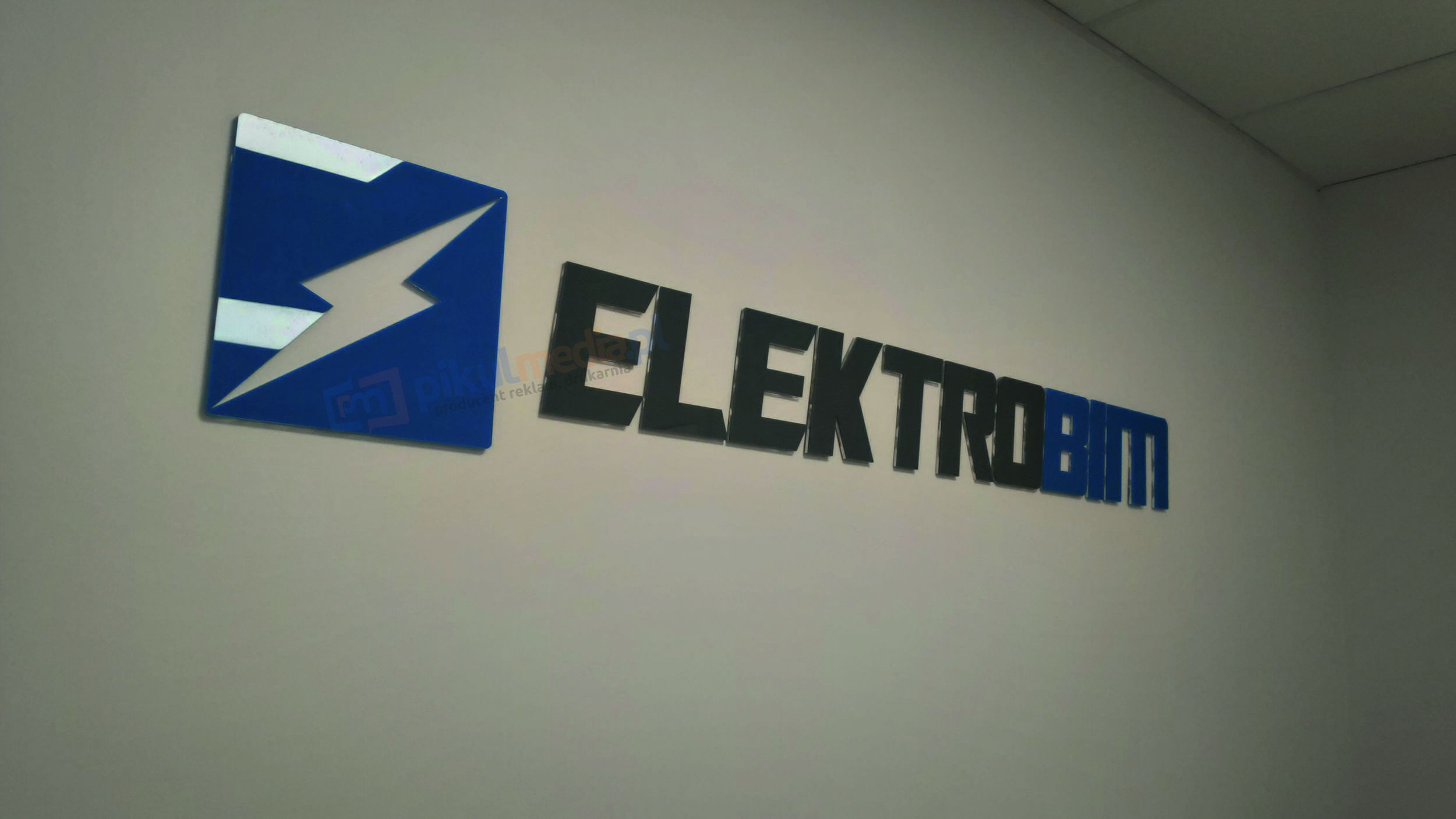 Logotyp 3D dla firmy ELEKTROBIM